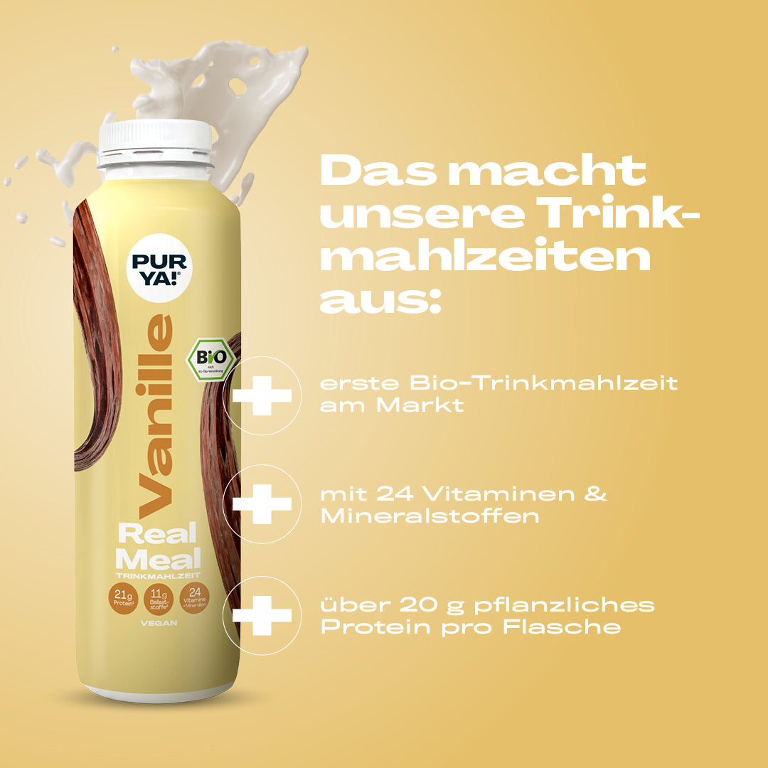 Real Meal Trinkmahlzeit To Go Probierpaket 3x2