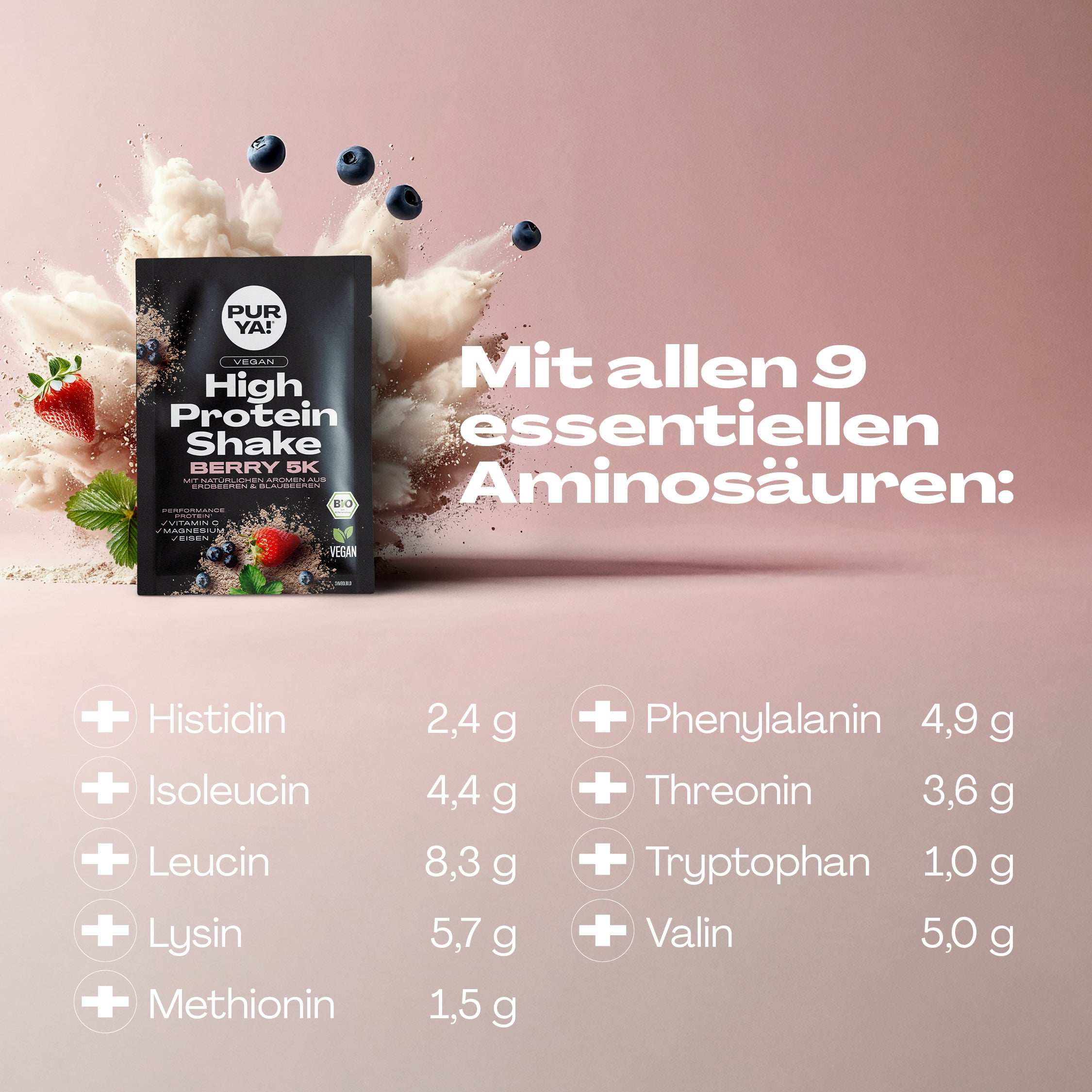 Veganes Proteinpulver Probierpaket – 4 Sorten (12x30g)