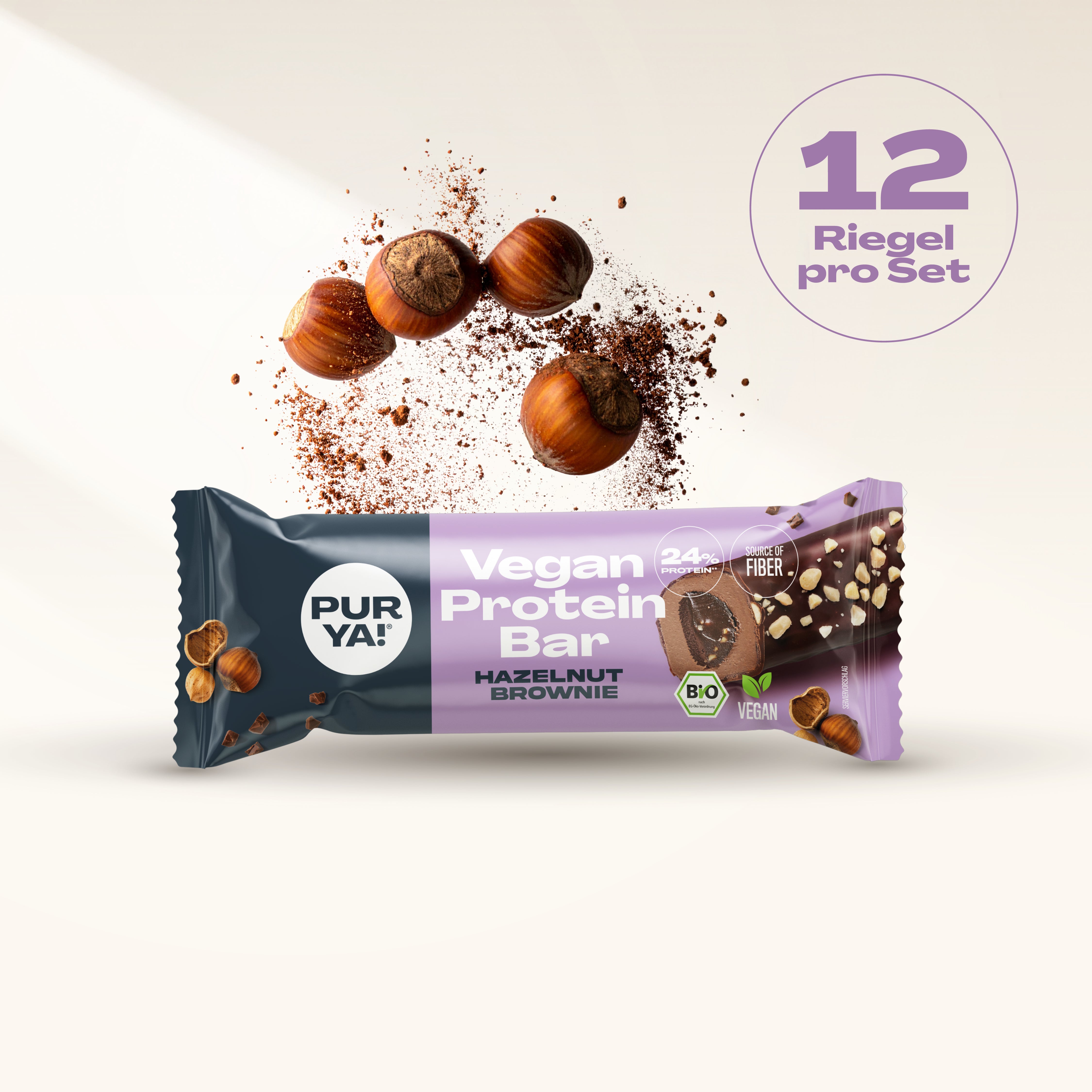 Hazelnut Brownie Proteinriegel