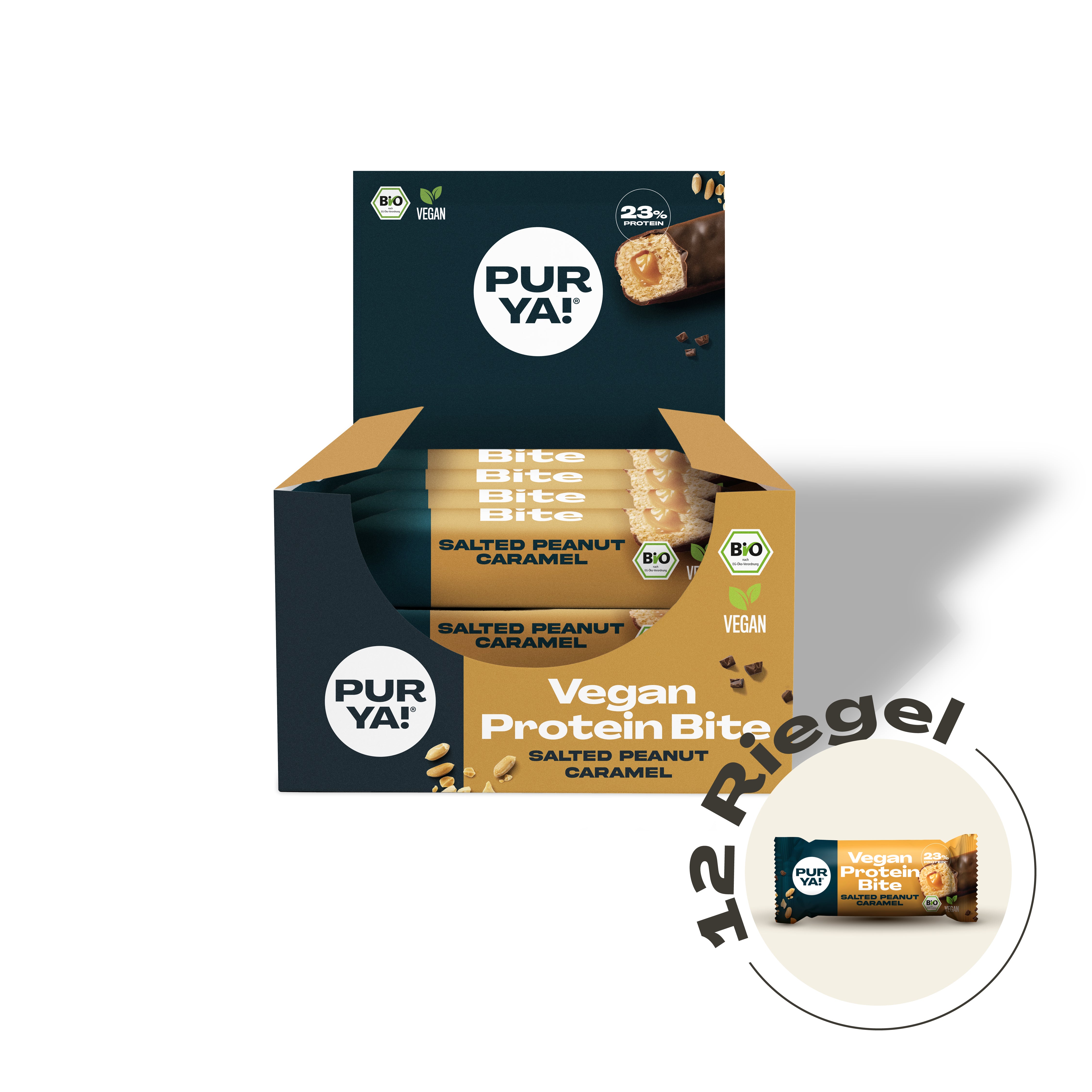 Salted Peanut Caramel Proteinriegel