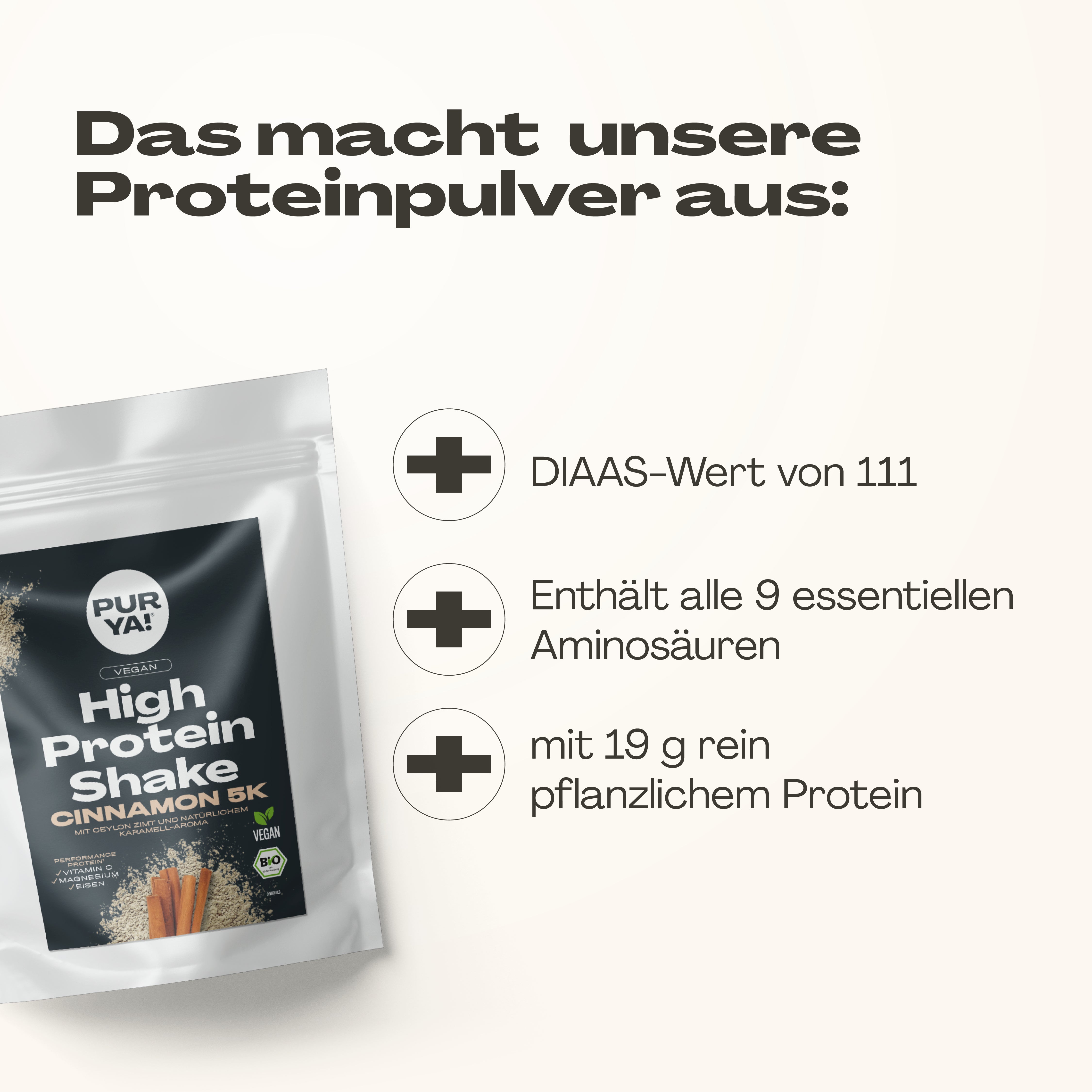 Veganes Proteinpulver Cinnamon 600g