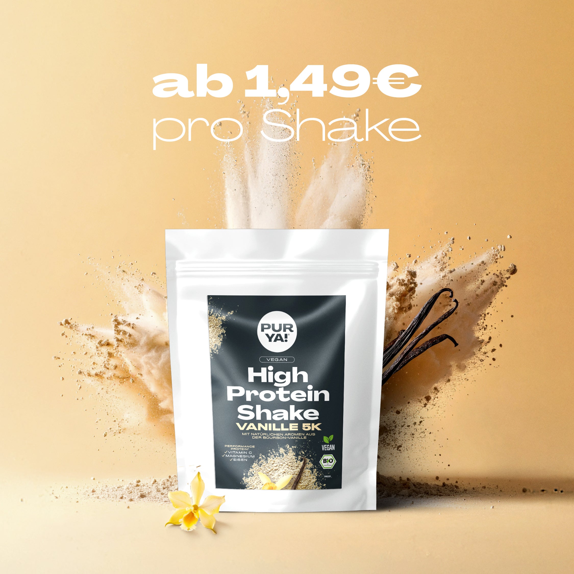 Veganes Proteinpulver Vanille 600g