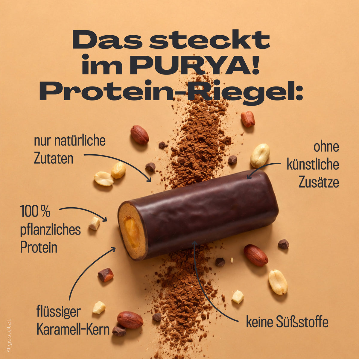 Salted Peanut Caramel Proteinriegel