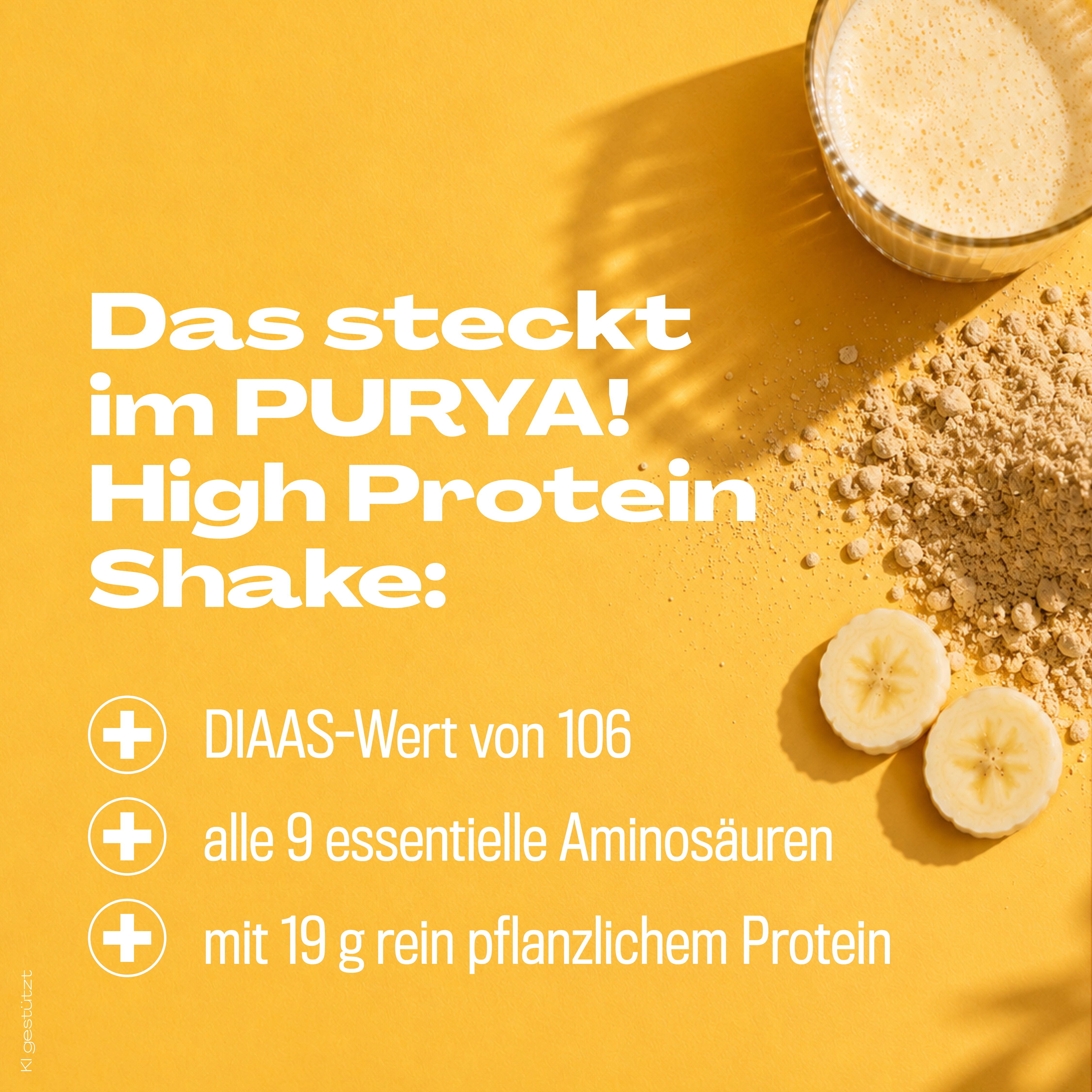Veganes Banana Bread Protein