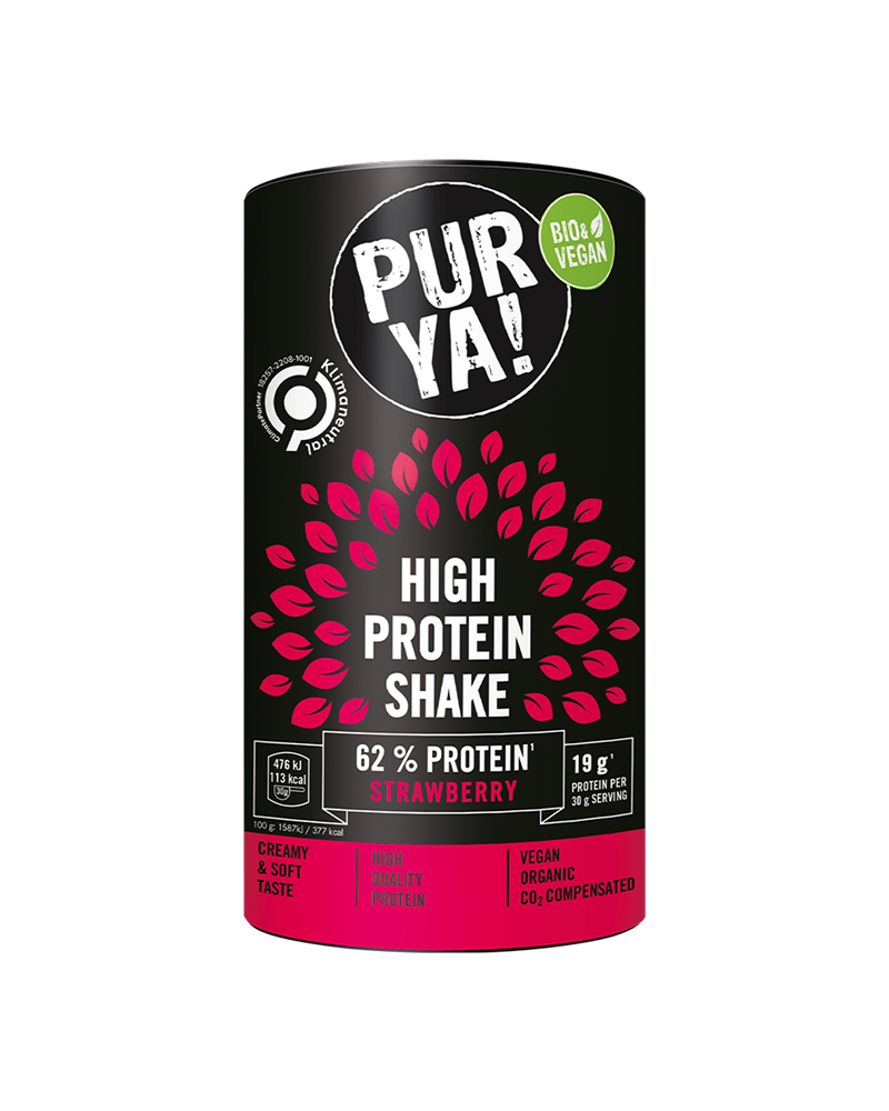 PURYA! High Protein Shake Dose in der Sorte Strawberry