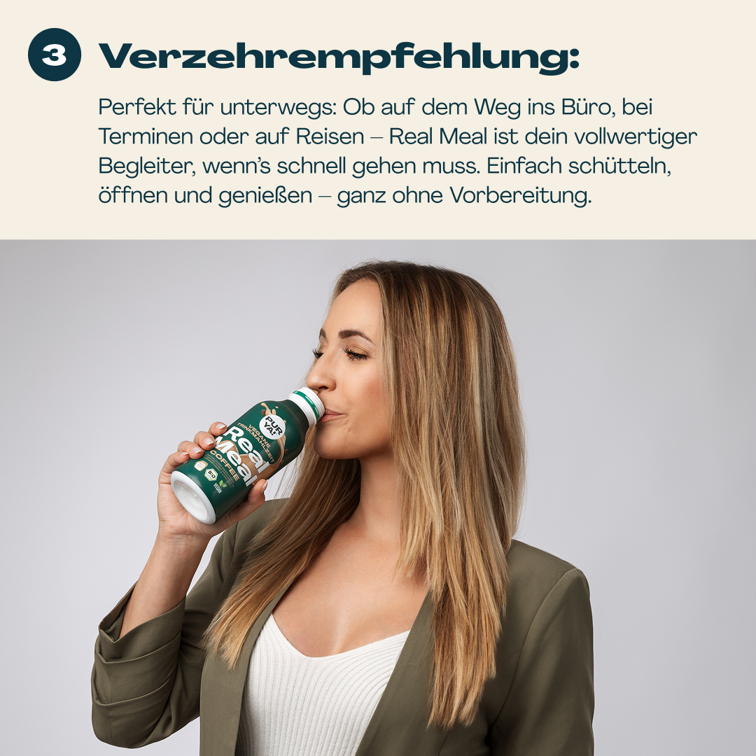 Real Meal Trinkmahlzeit To Go Coffee 6er Pack