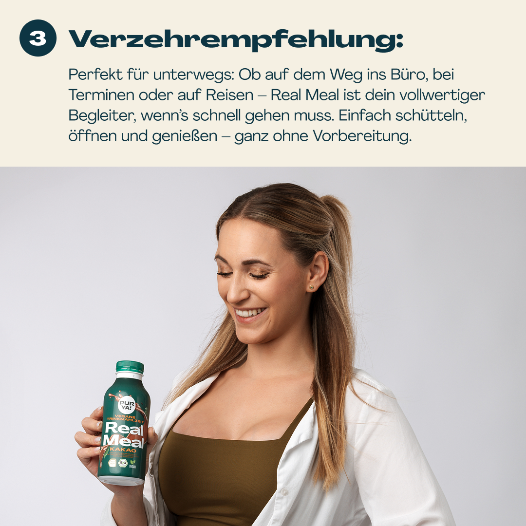 Real Meal Trinkmahlzeit To Go 3er Probierpaket