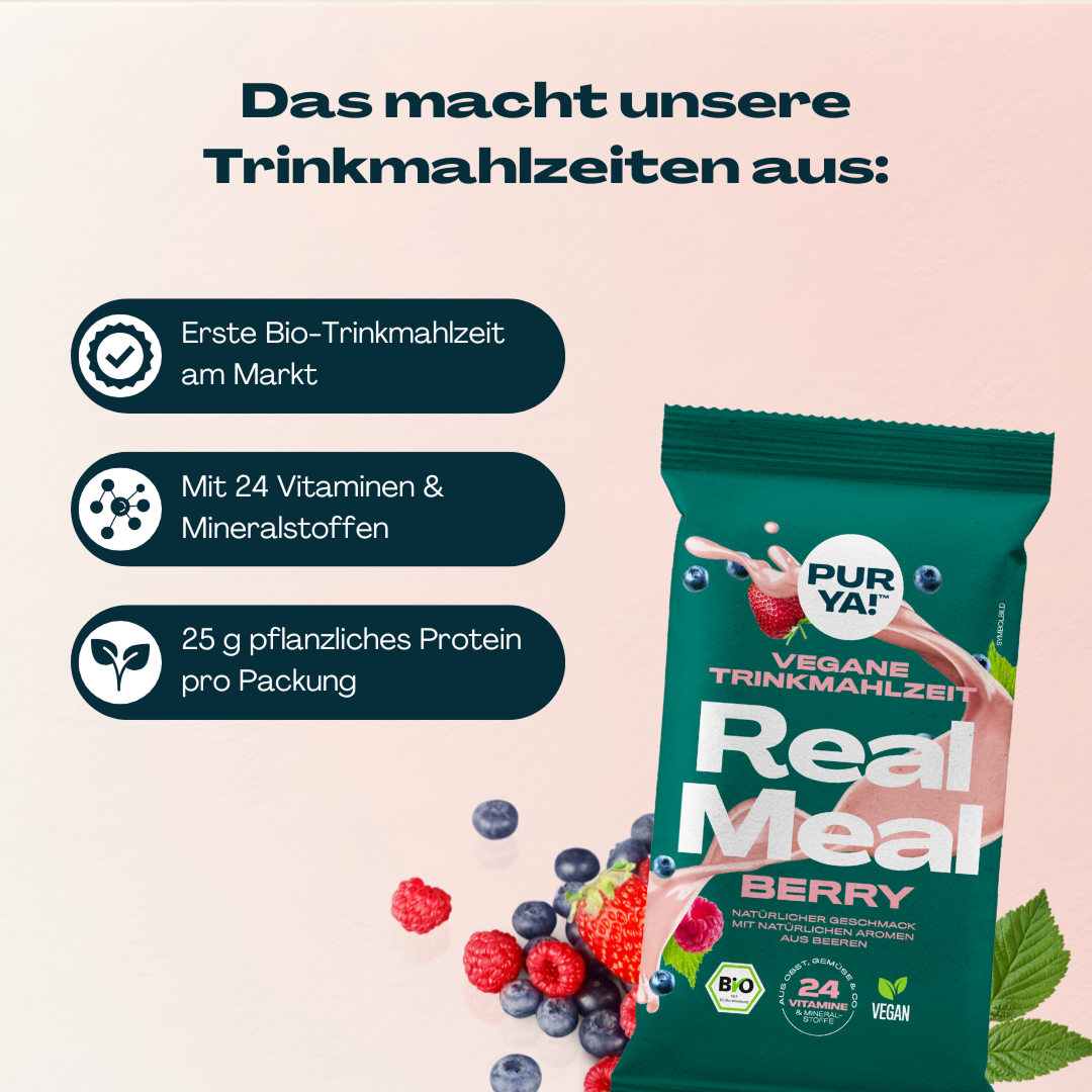 Real Meal Trinkmahlzeit Berry 4er Pack