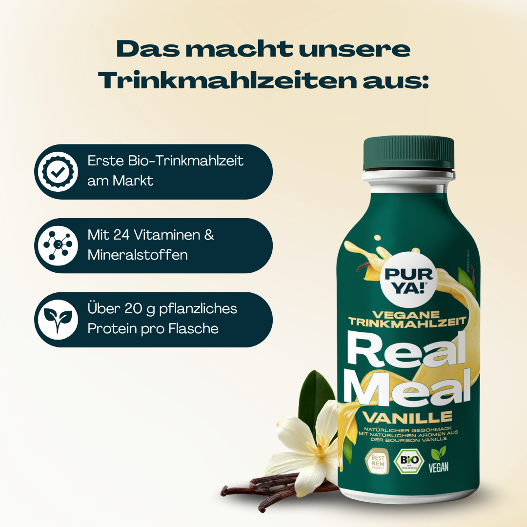 Real Meal Trinkmahlzeit To Go Vanille 6er Pack