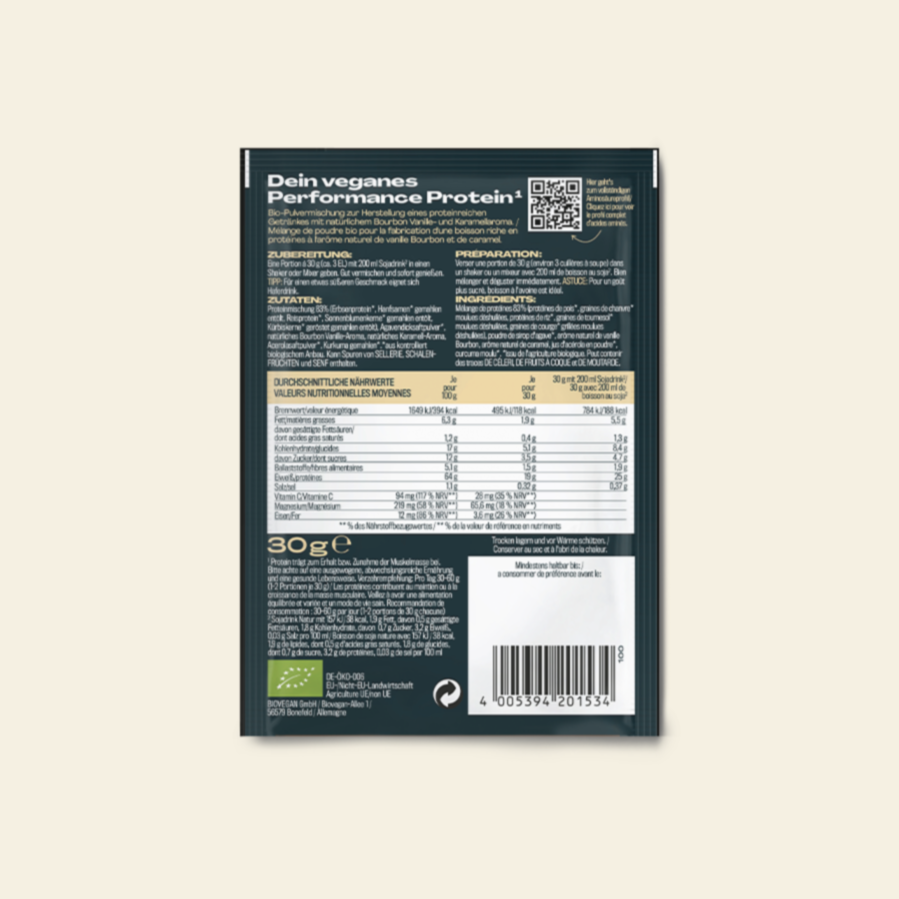 Veganes Proteinpulver Probierpaket – 4 Sorten (4x30g)