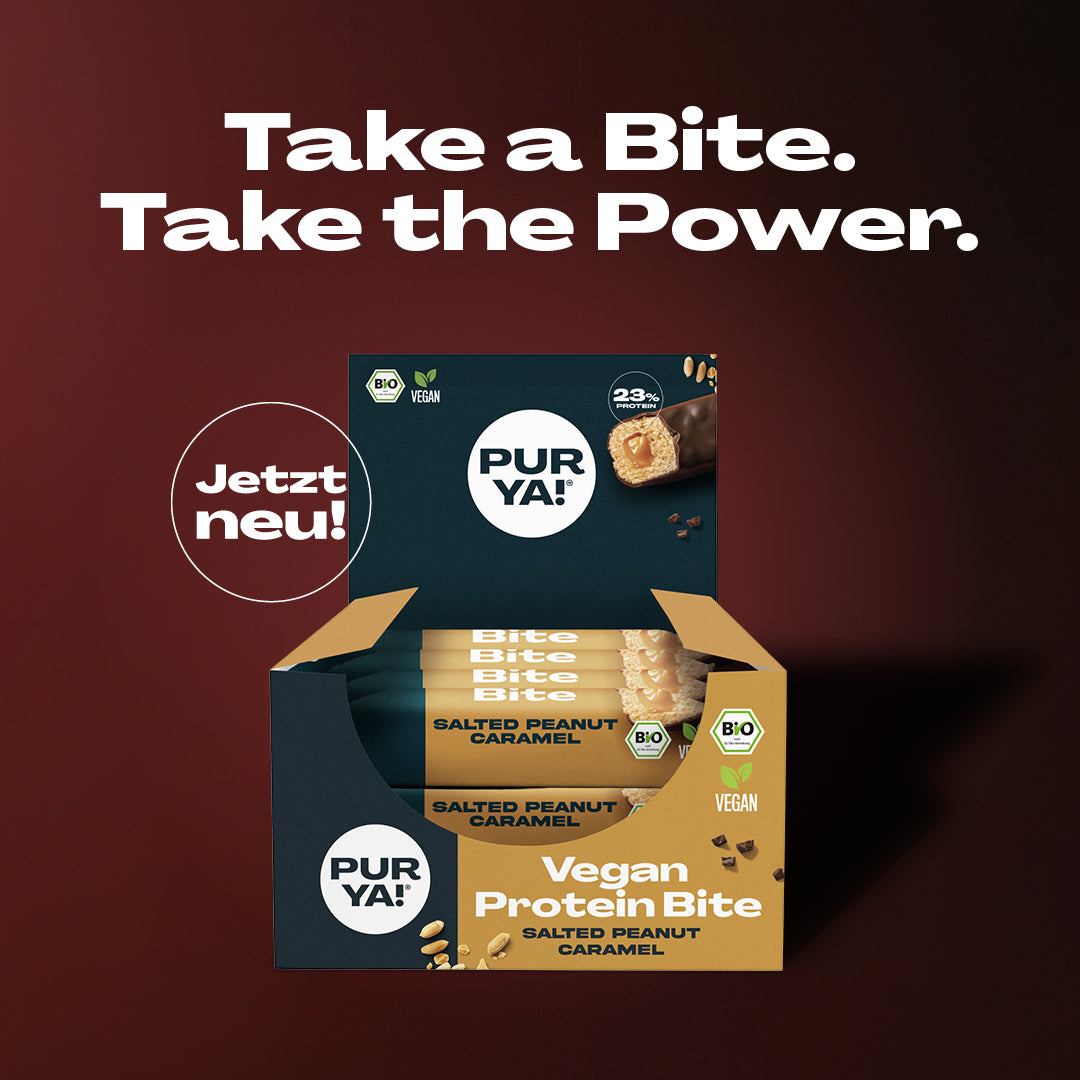Veganer Proteinriegel Salted Peanut Caramel