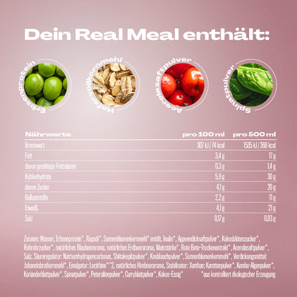 Real Meal Trinkmahlzeit To Go Probierpaket 3x2
