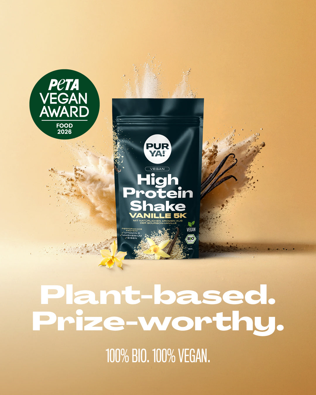 Veganes Proteinpulver Vanille