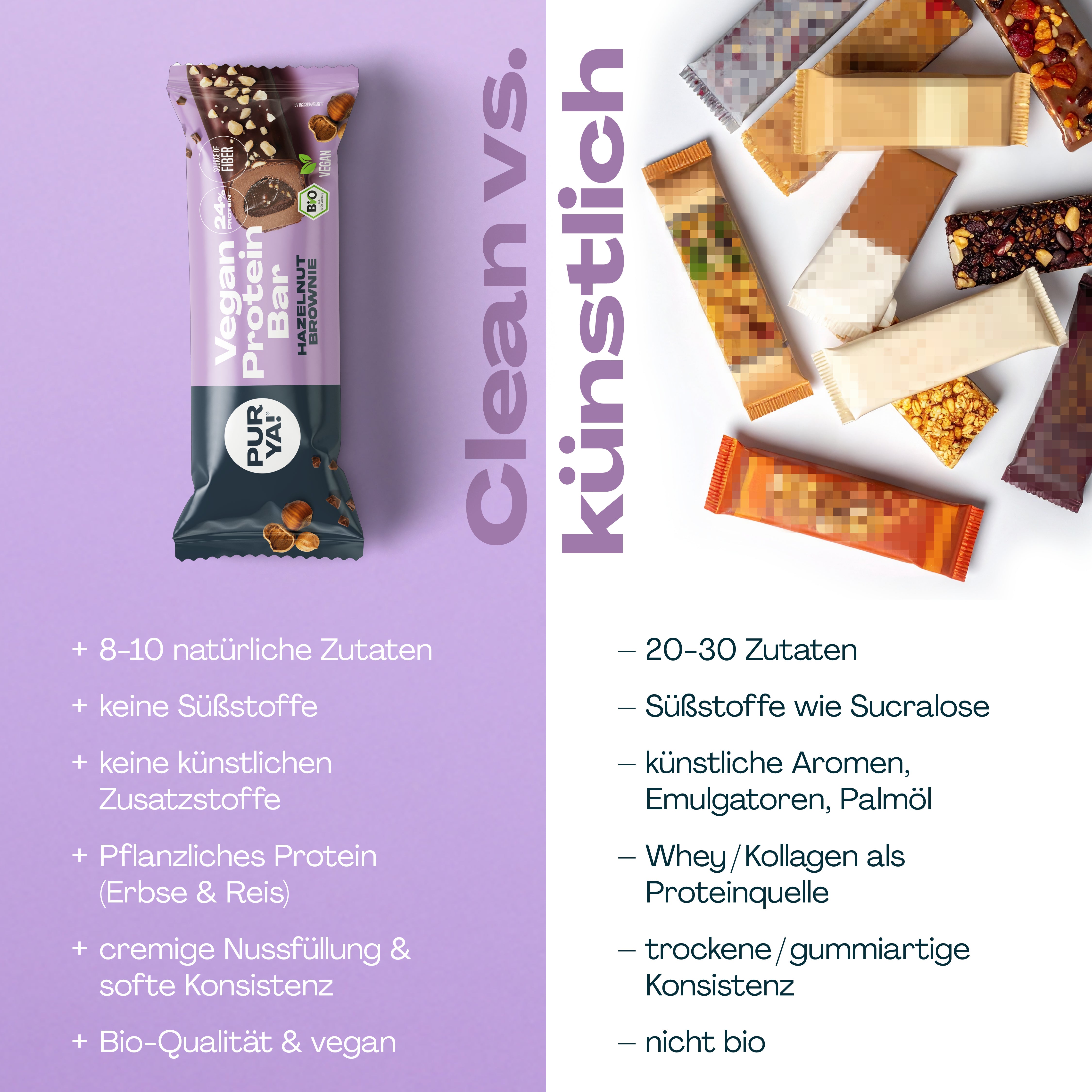 Hazelnut Brownie Proteinriegel