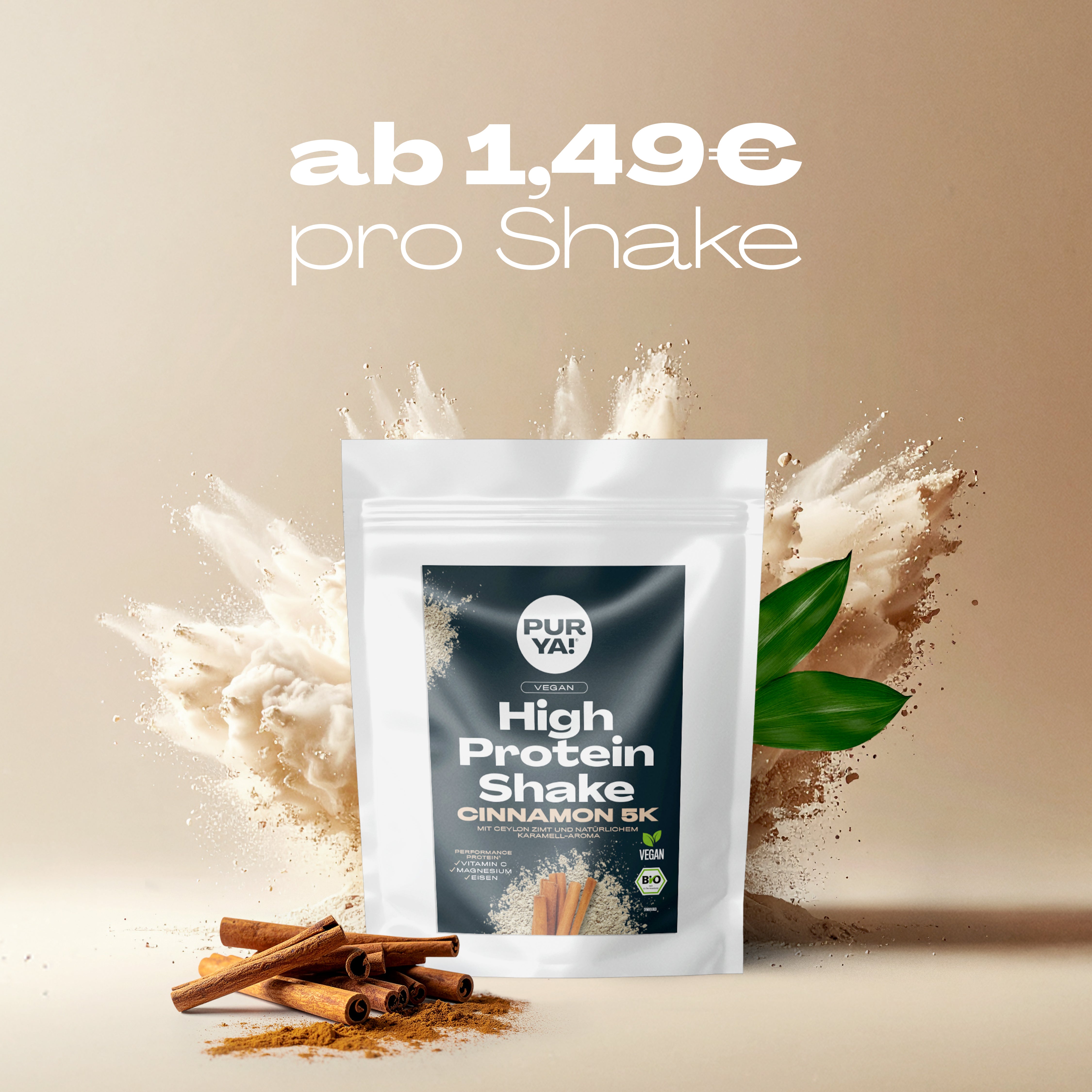 Veganes Proteinpulver Cinnamon 600g