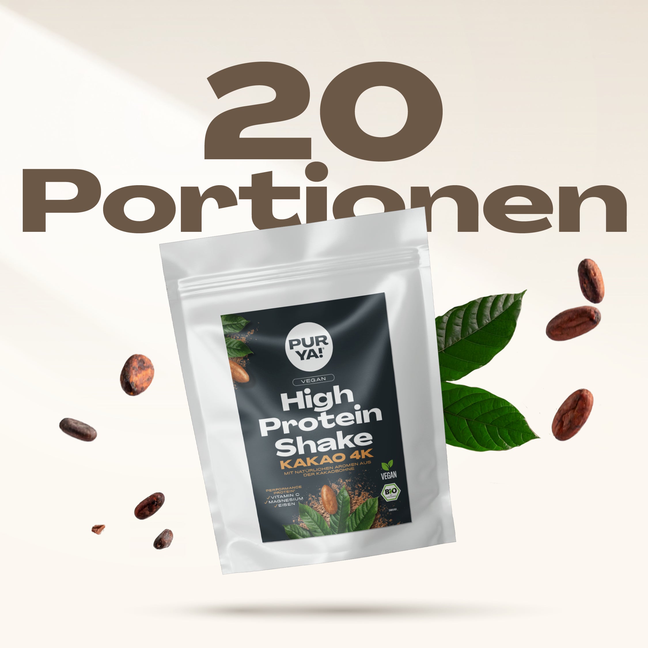 Veganes Proteinpulver Kakao 600g