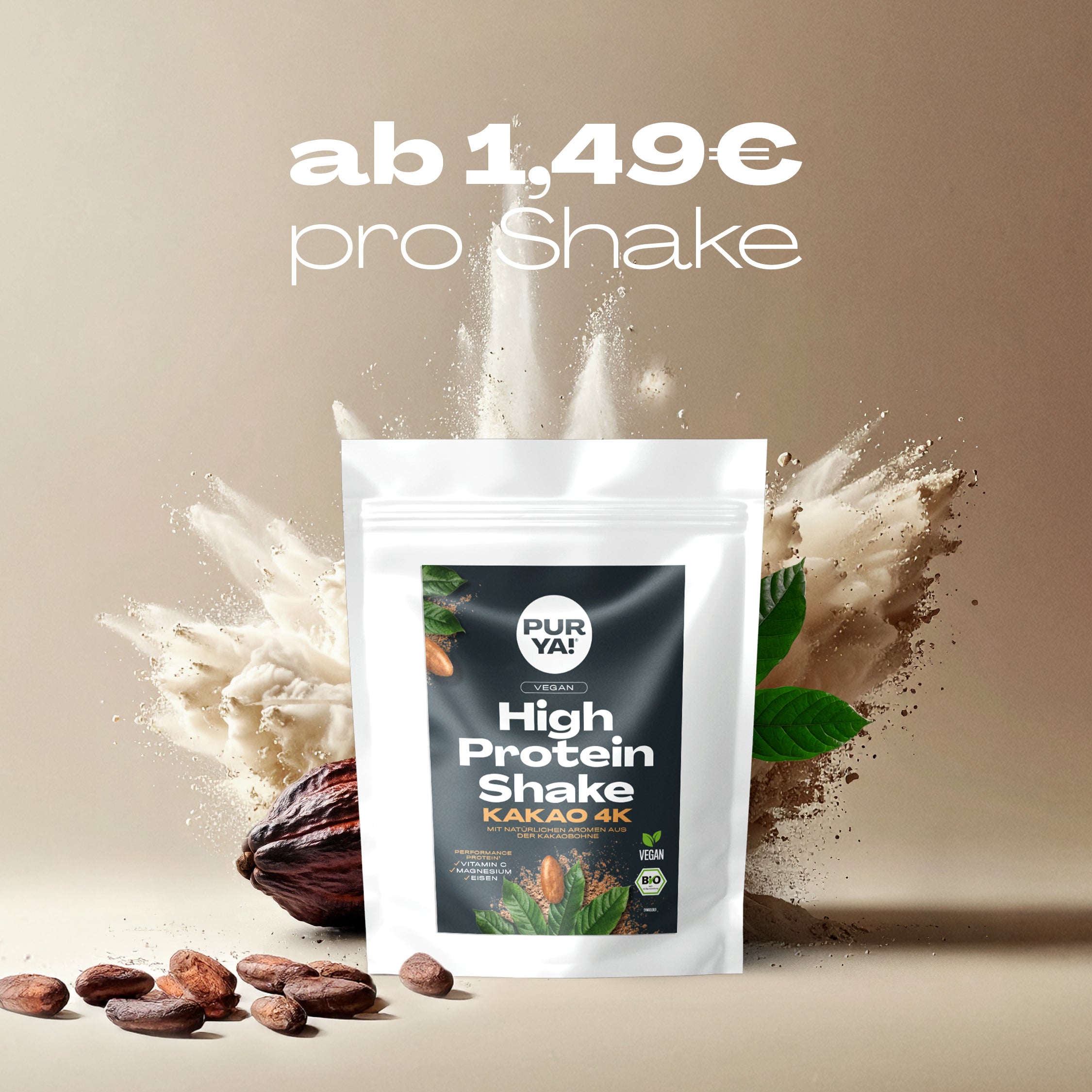 Veganes Proteinpulver Kakao 600g