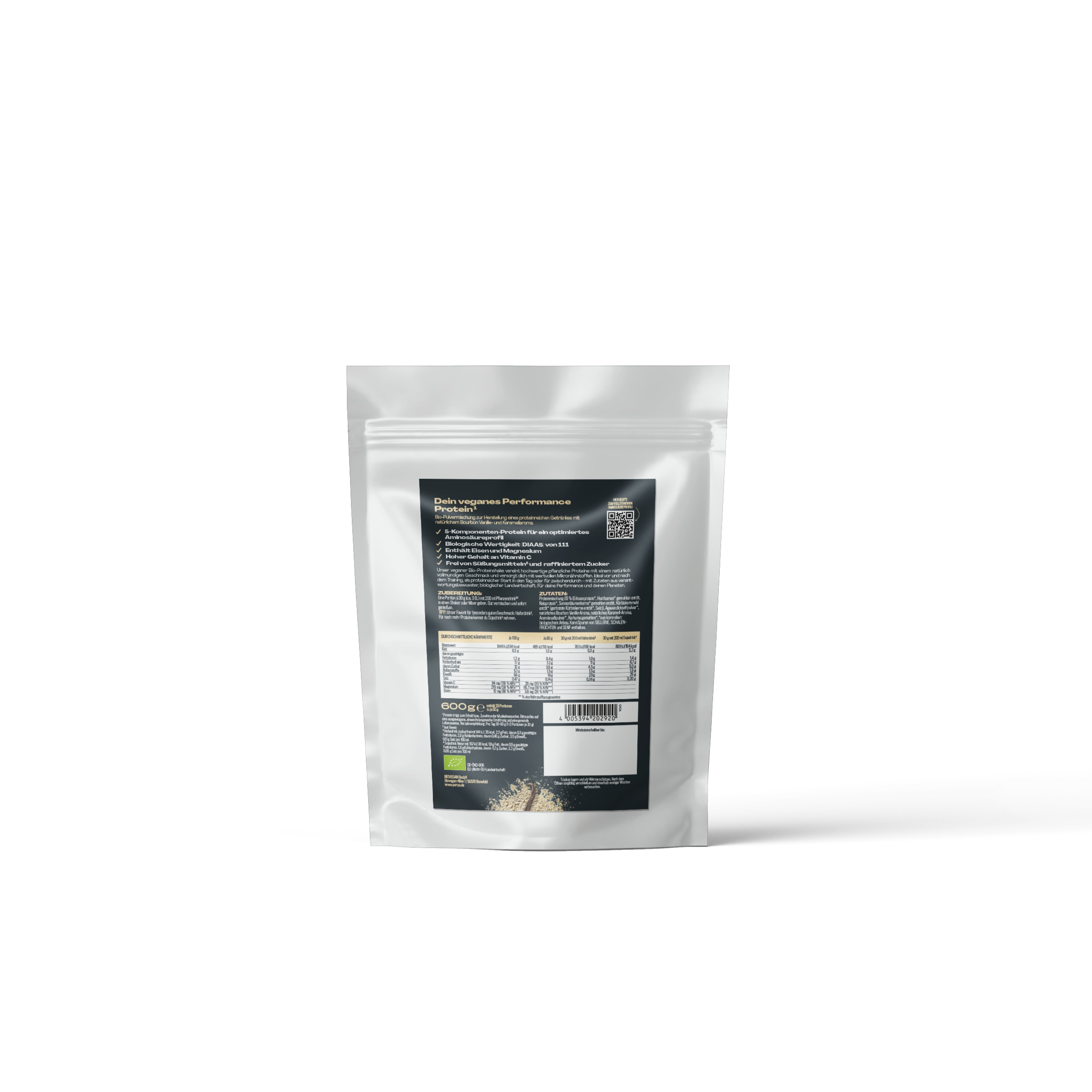 Veganes Proteinpulver Vanille 600g
