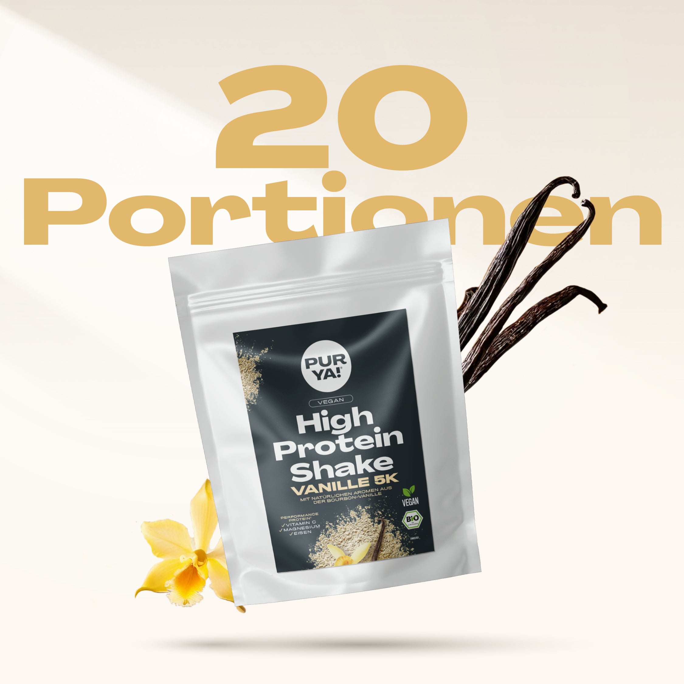 Veganes Proteinpulver Vanille 600g