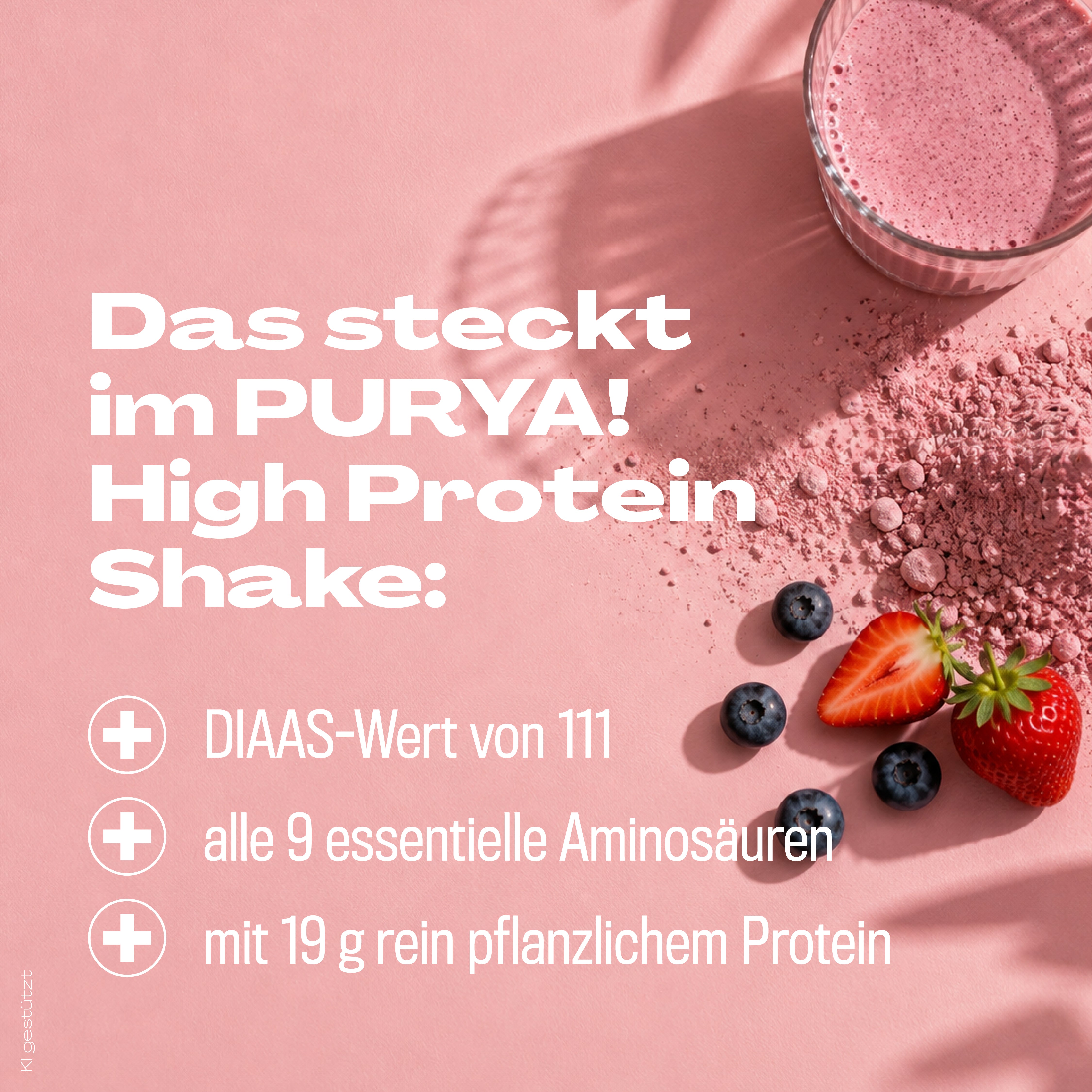 Veganes Berry Protein