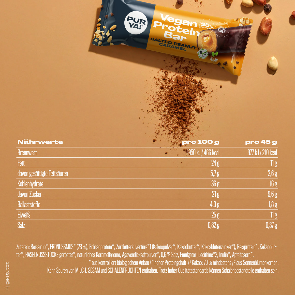 Salted Peanut Caramel Proteinriegel