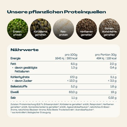 High Protein Shake Berry (6x 300g)