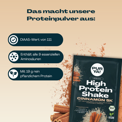 Veganes Proteinpulver Bundle Cinnamon (4x 30g)