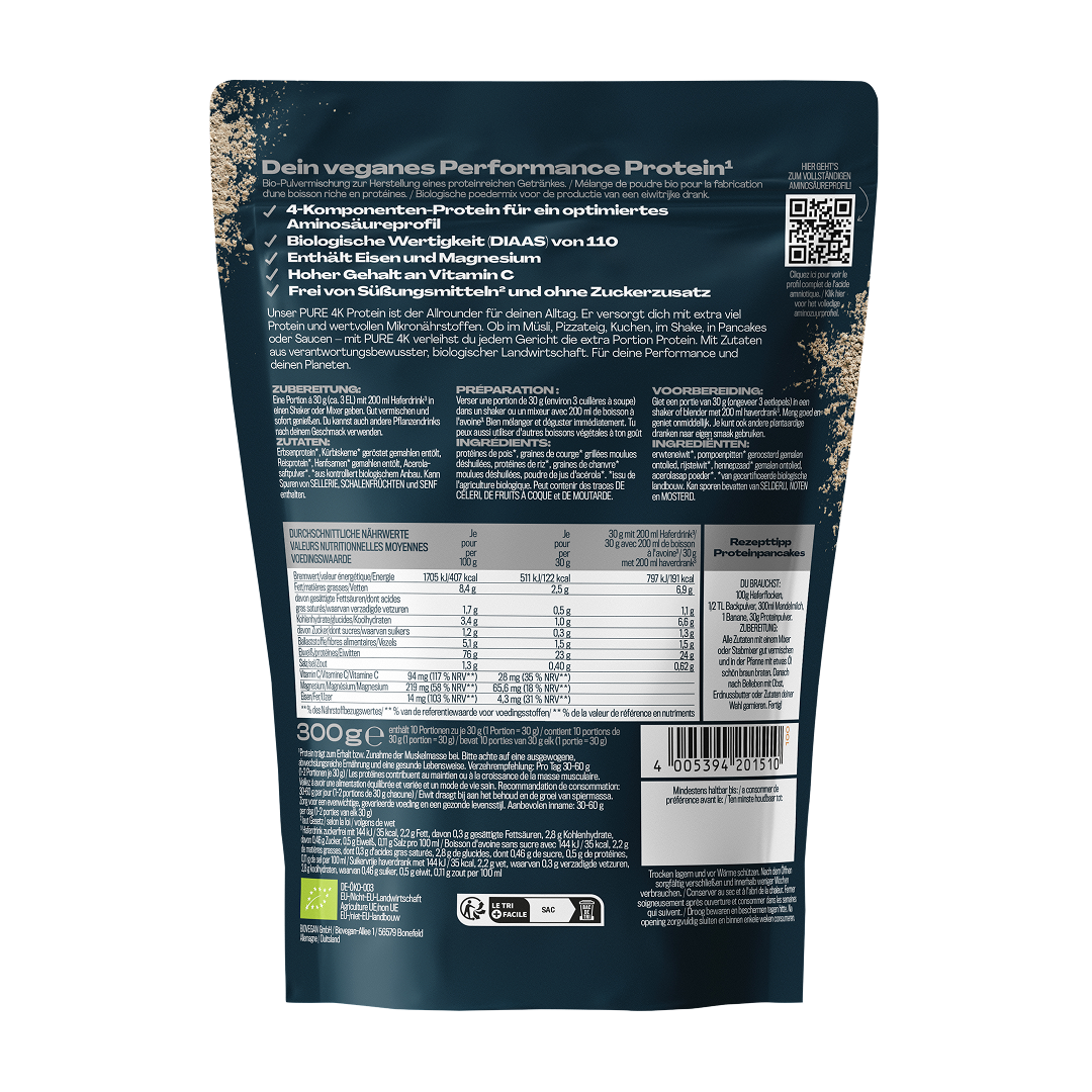 Veganes Proteinpulver Pure