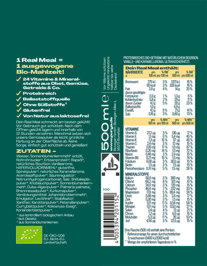 Real Meal Trinkmahlzeit To Go Vanille 6er Pack