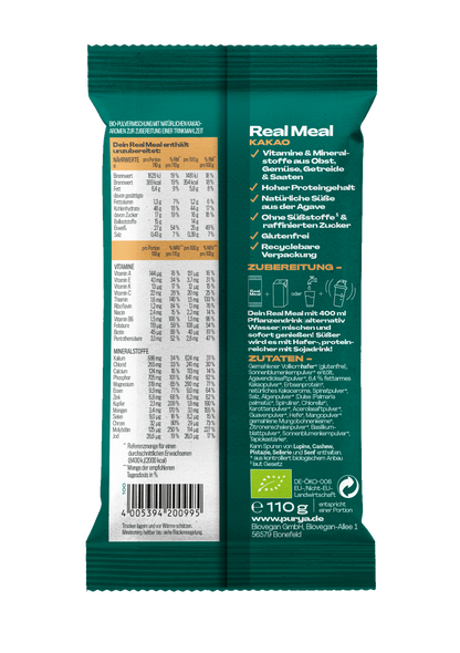 Real Meal Trinkmahlzeit Kakao 8er Pack