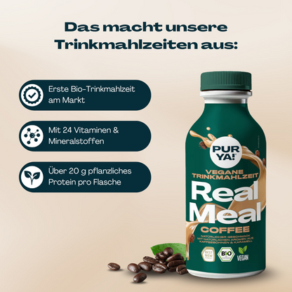 Real Meal Trinkmahlzeit To Go Coffee 6er Pack