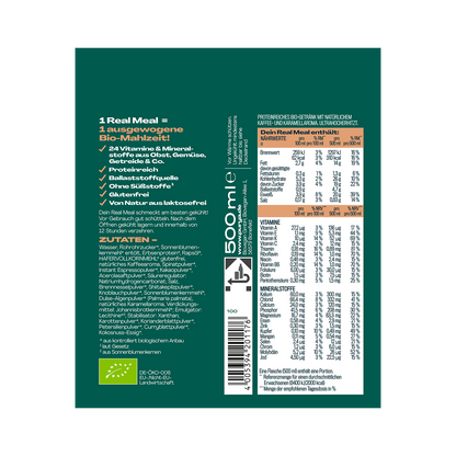 Real Meal Trinkmahlzeit To Go Coffee 6er Pack