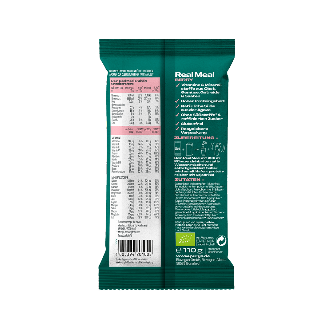 Real Meal Trinkmahlzeit Berry 4er Pack